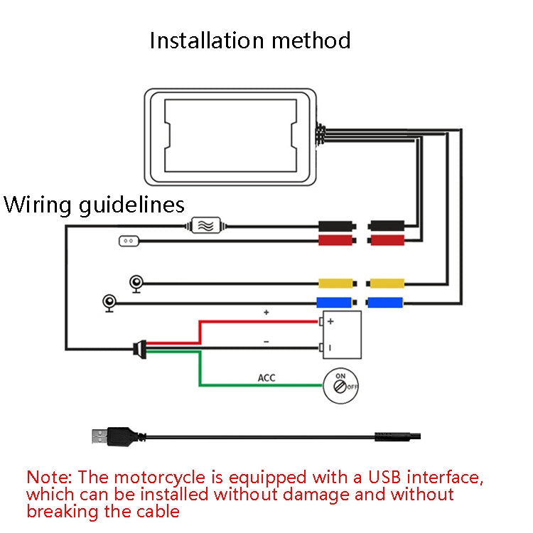 MT35B 1080P Waterproof HD Motorcycle Driving Recorder Mobile Phone Interconnection Locomotive Recorder, MT35B MT35B 1080P Waterproof HD Motorcycle Driving Recorder Mobile Phone Interconnection Locomotive Recorder, MT35B